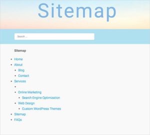 Html sitemap - страничка с набором ссылок.